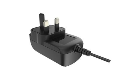 comprar negro BRITÁNICO 2A del enchufe 24W soporte universal de la pared de la CA DC de la fuente de alimentación de la transferencia de la CA de 12 voltios online manufacture