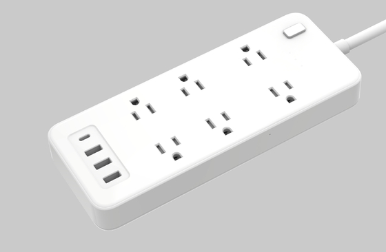 Un buen precio. 32W Smart Power Strip con múltiples puertos USB Su herramienta esencial para la oficina en casa en línea