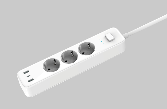 Un buen precio. 32W Smart Power Strip con certificaciones CE y múltiples tomas de corriente en línea