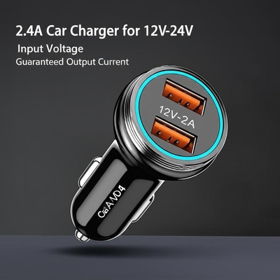 comprar Cargador para automóviles USB doble 12V-24V Entrada 2.4A Salida 3.0A online manufacture