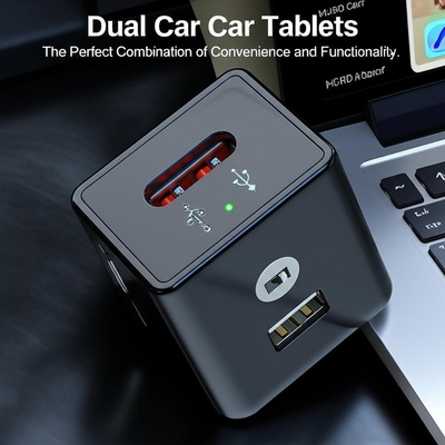 comprar Cargador de automóvil USB doble 2.4A 3.0A Salida para entrada de 12V-24V online manufacture