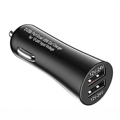 comprar Cargador USB para automóviles doble 2.4A 3.0A para vehículos de 12V-24V online manufacture