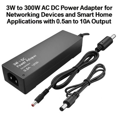 comprar Adaptador de alimentación de 3W a 300W CADC para dispositivos de red y aplicaciones domésticas inteligentes con salida de 0,5A a 10A online manufacture