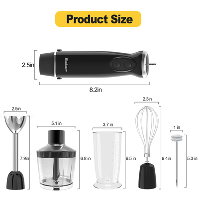 Un buen precio. Mezcladora de mano ergonómica y multifunción delgada con motor de corriente continua con bajo ruido en línea