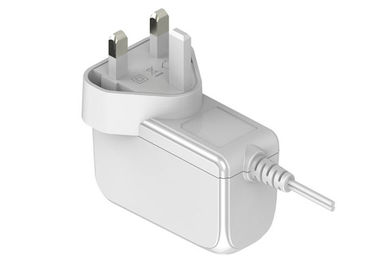 Un buen precio. Adaptador de corriente alterna universal del enchufe BRITÁNICO del blanco 3, 24w fuente de corriente continua de la CA en línea