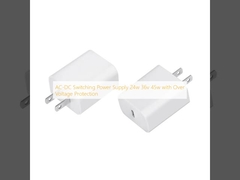 Fuente de alimentación de conmutación AC-DC 24w 36v 45w con protección contra sobre tensión